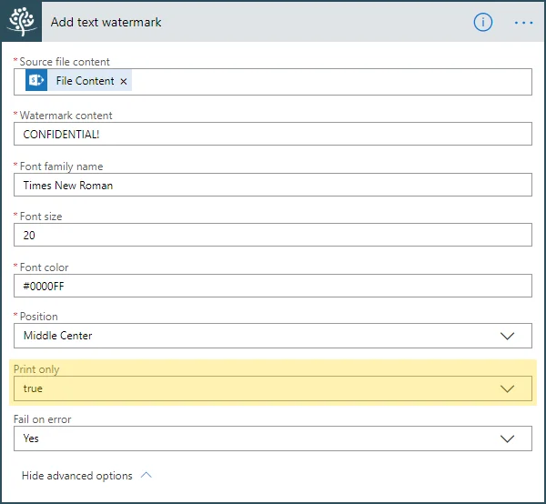 Flow - Text Watermark