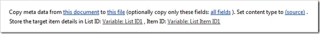 CopyMetaData