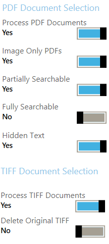 Document Selection rules