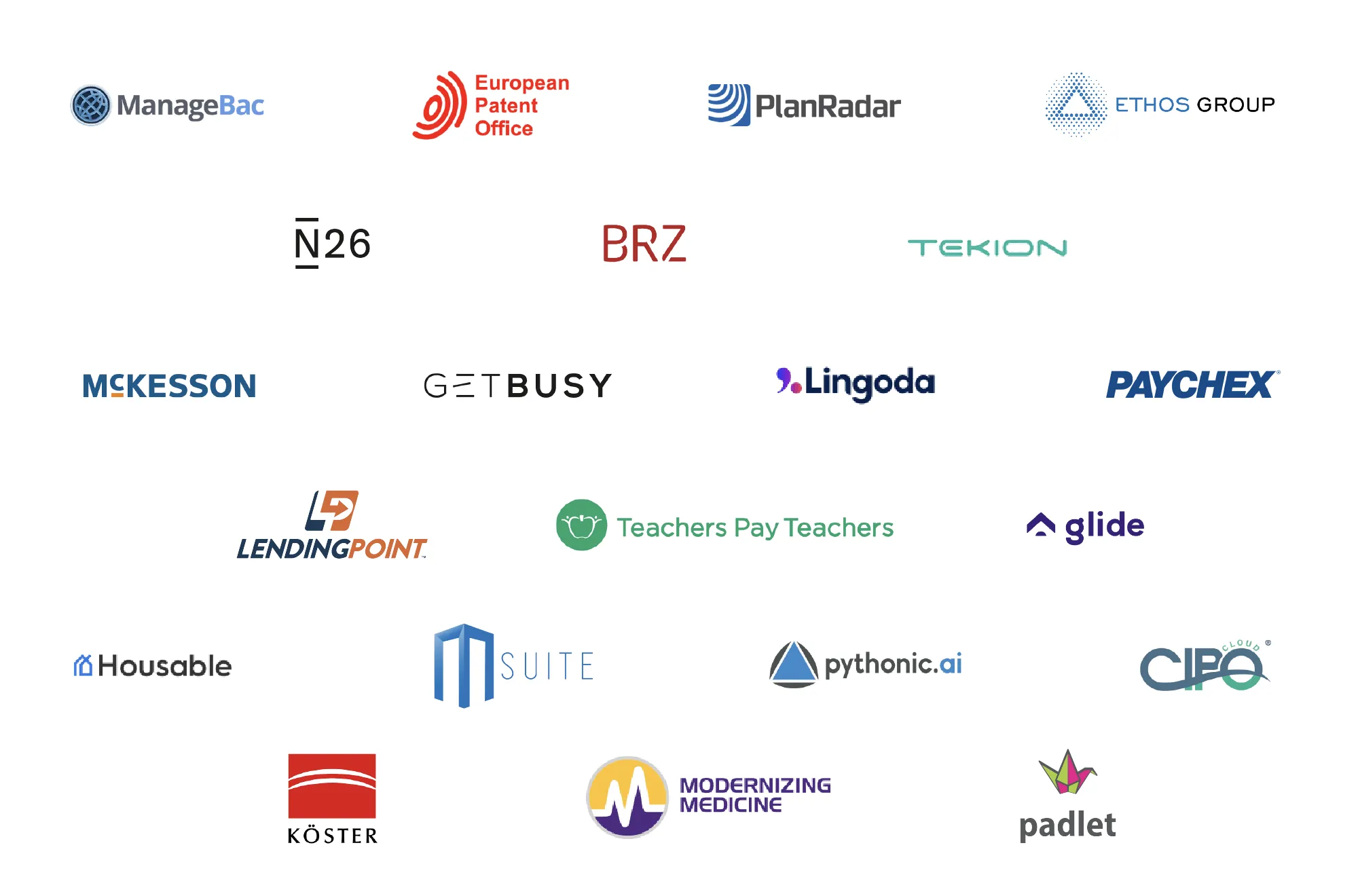 Photo of new customer logos