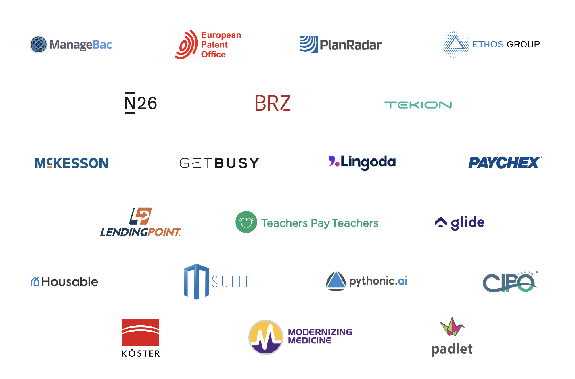 Photo of new customer logos