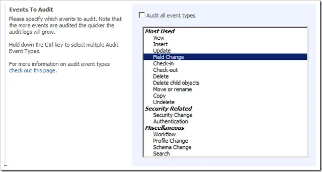 Field-Change-settings