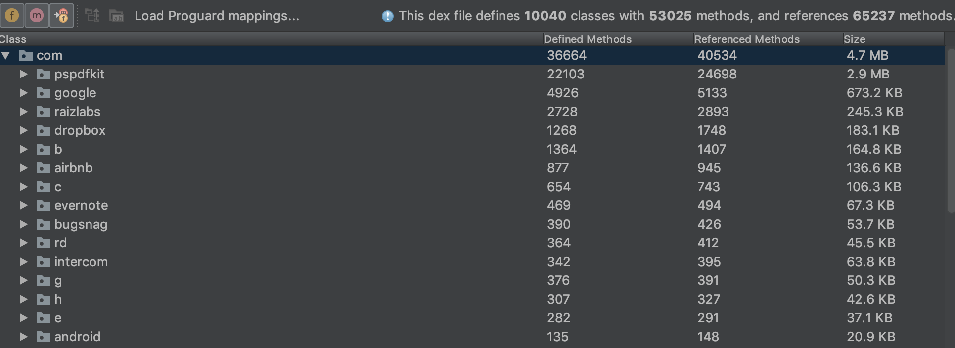 APKAnalyzer-MethodsCount