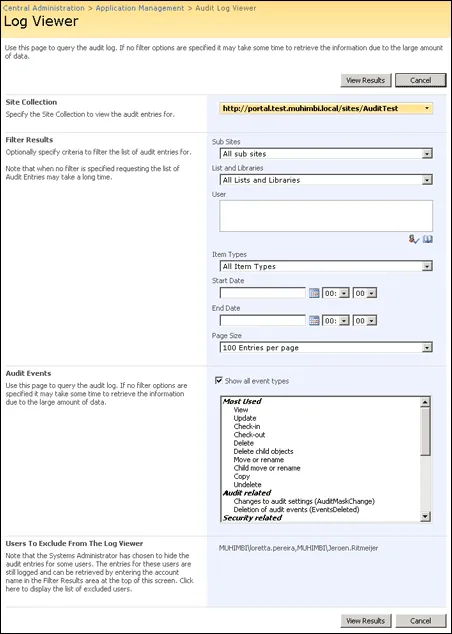 AuditLogViewer