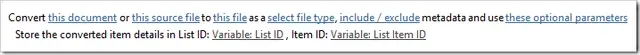New Workflow Sentence