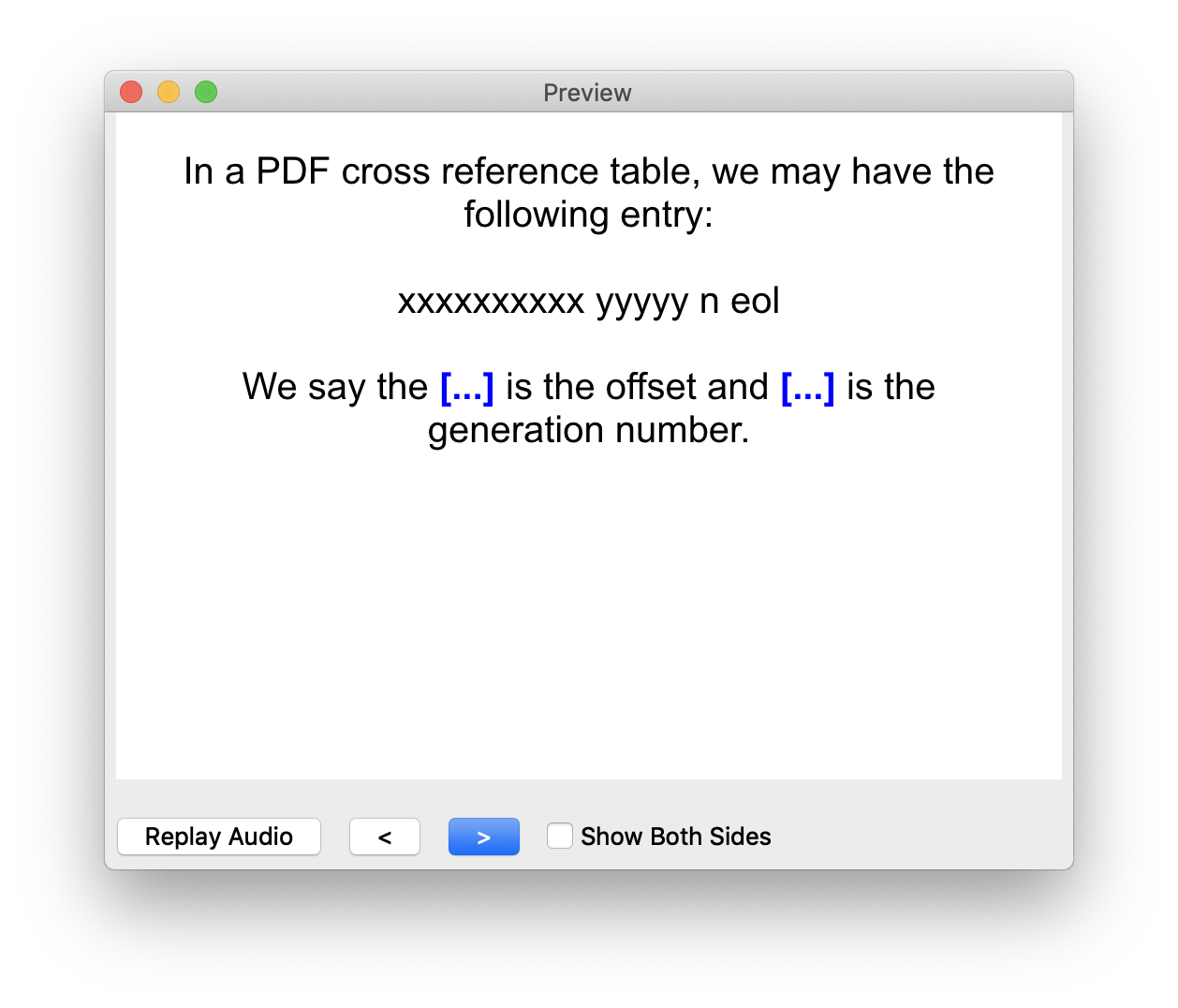 Deck with multiple blanks