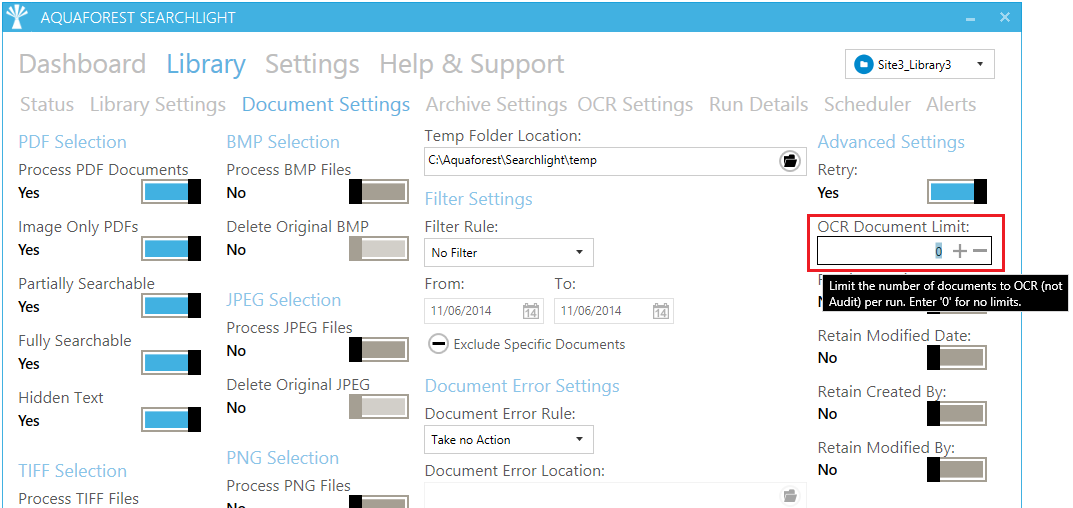 Batch Processing - OCR Document Limit