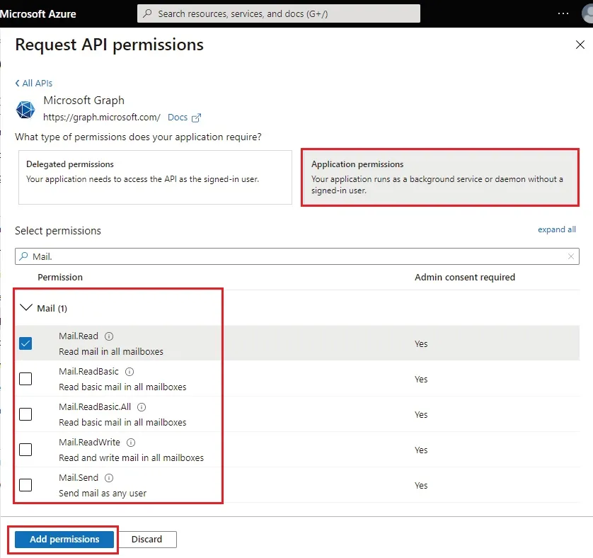 Choose-the-Mail-Permissions