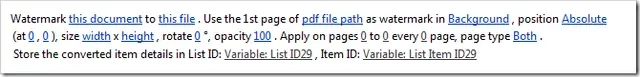 PDF WM Action