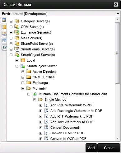 SmartObject Context Browser