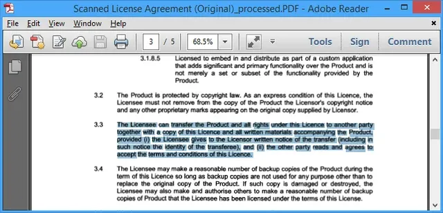 OCRed-Document