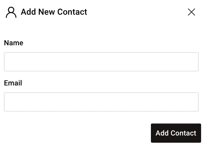 Add external contacts