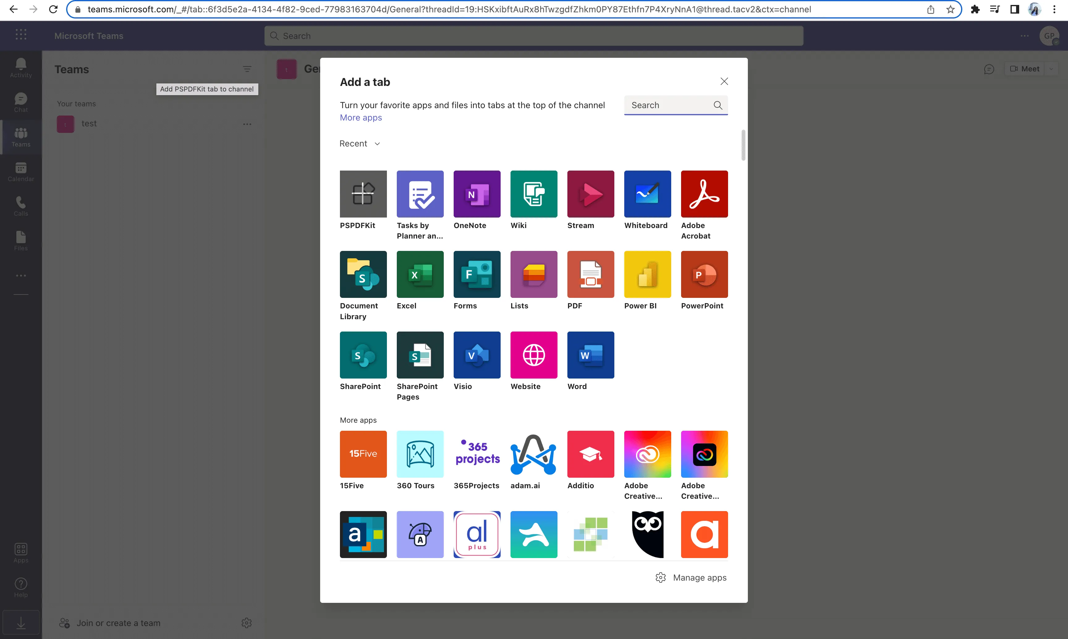 add tabs