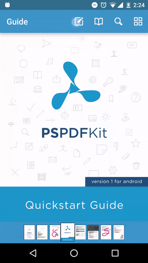 Adding ink annotation