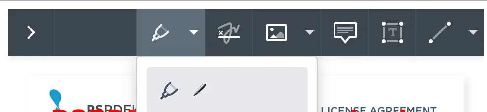 Localization main toolbar