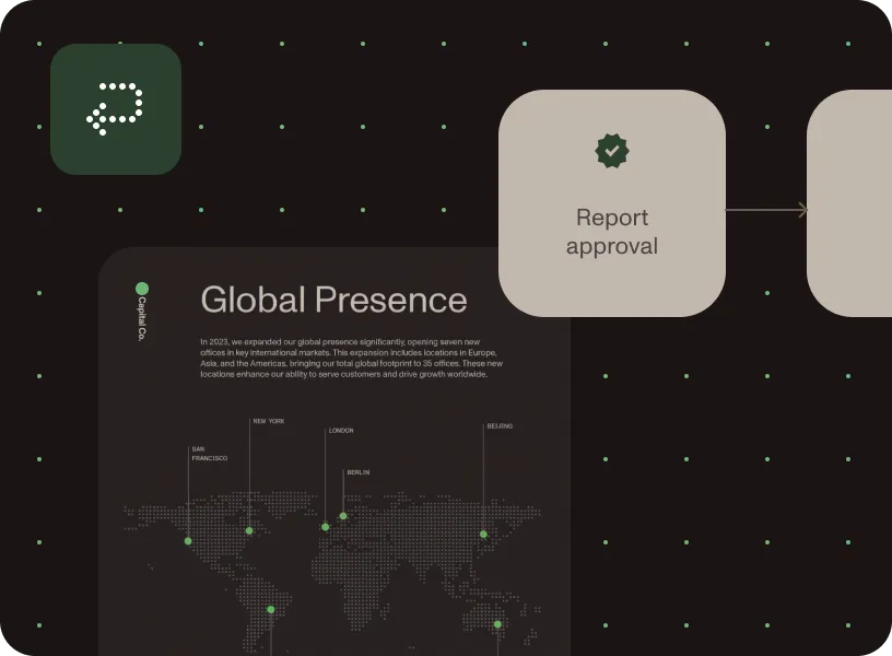 Compliance routing visualization
