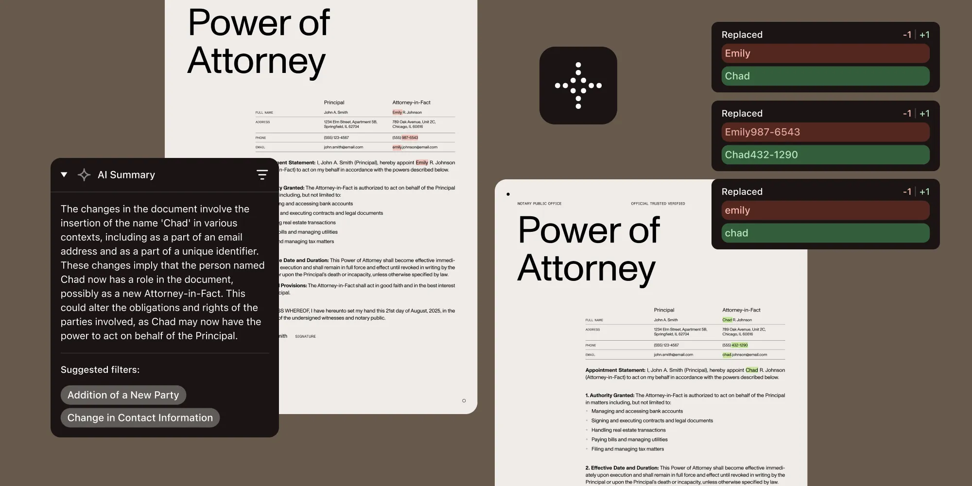 AI-powered text comparison