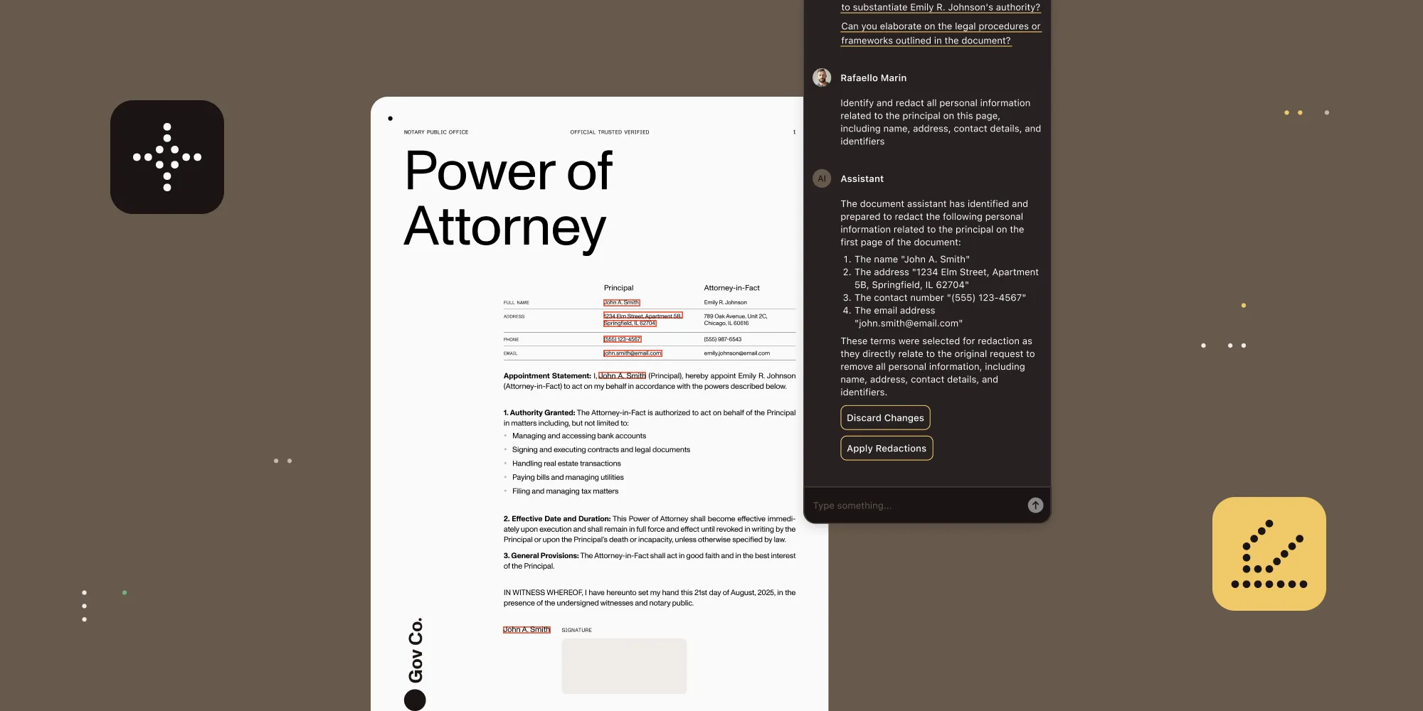 AI redaction