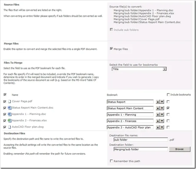 SP2010-MergeScreen