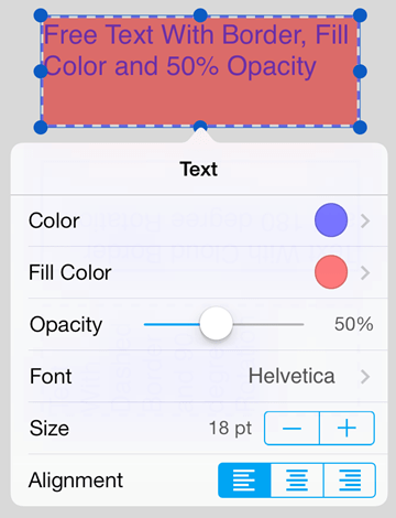 Annotation inspector