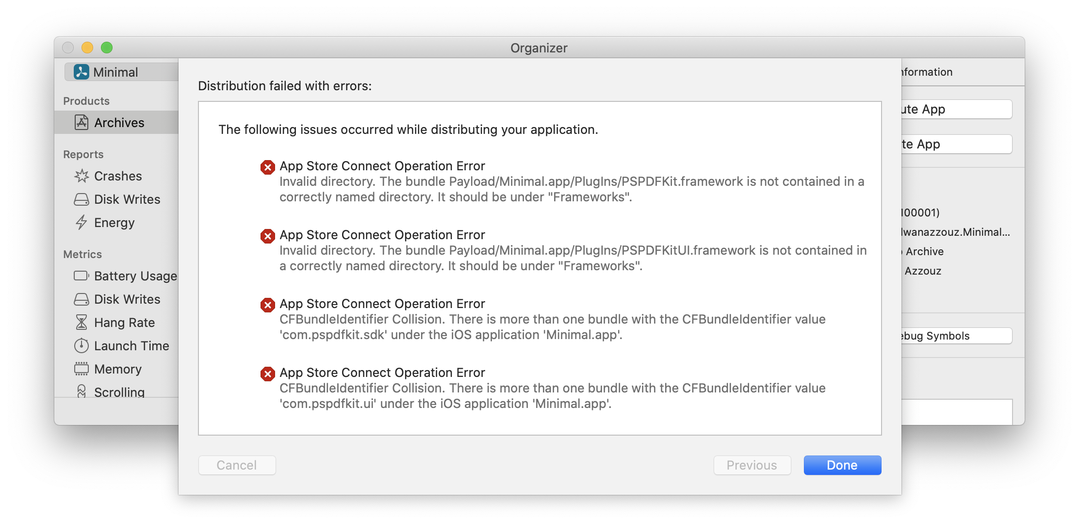 app-store-connect-operation-errors