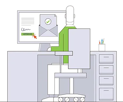 approval by email
