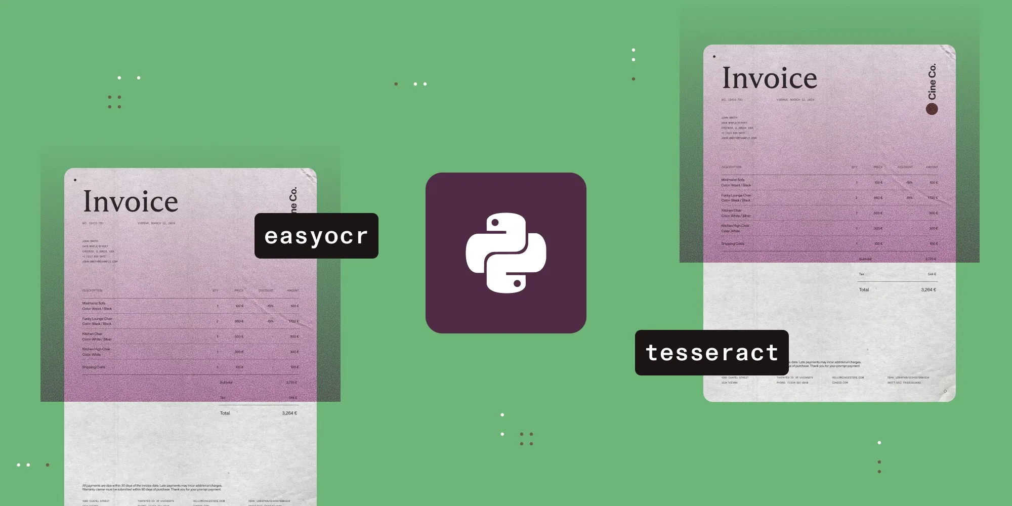 EasyOCR vs. Tesseract: Choosing an OCR engine in Python