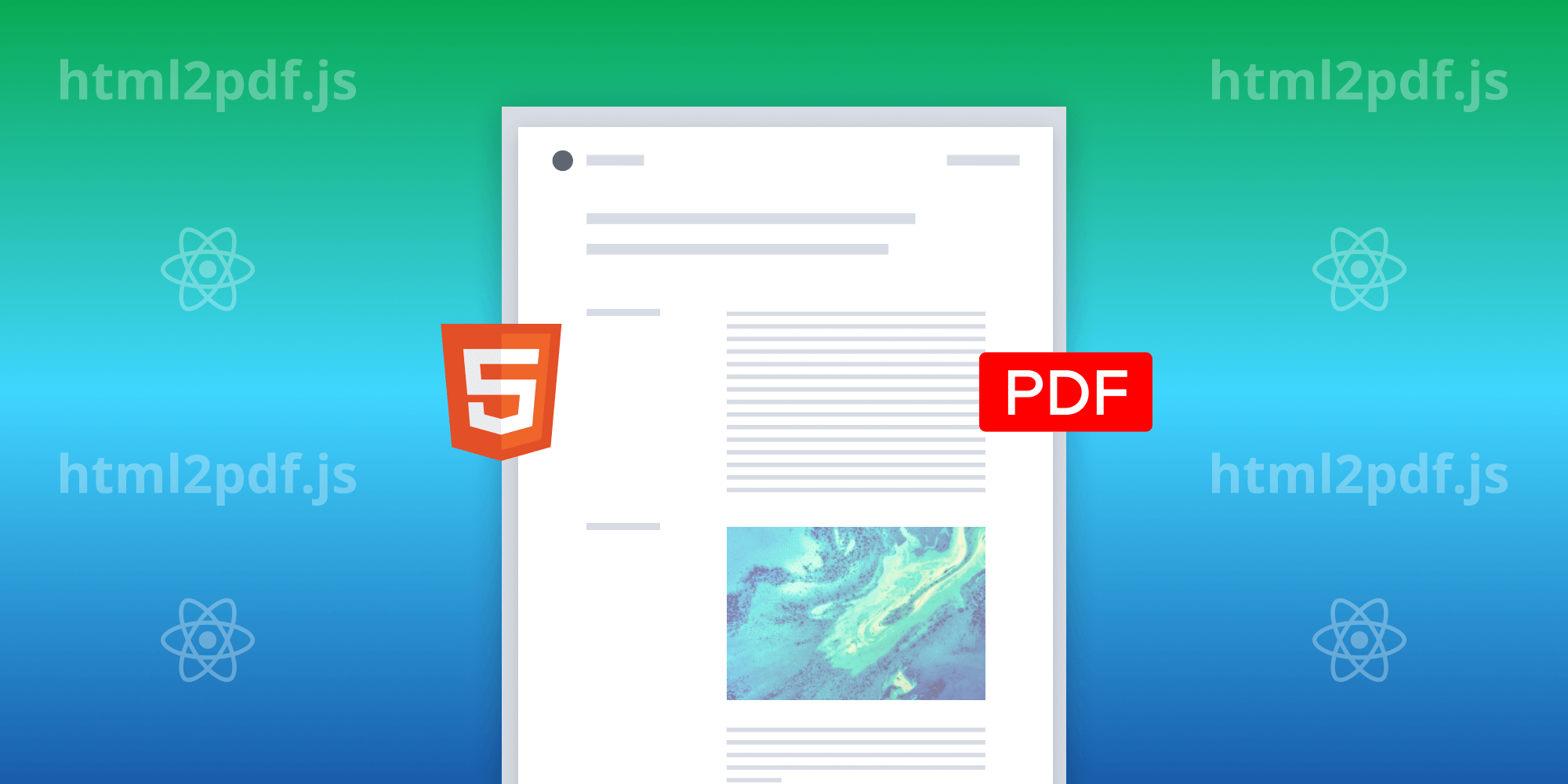 HTML to PDF in React: Convert HTML to PDF using html2pdf.js