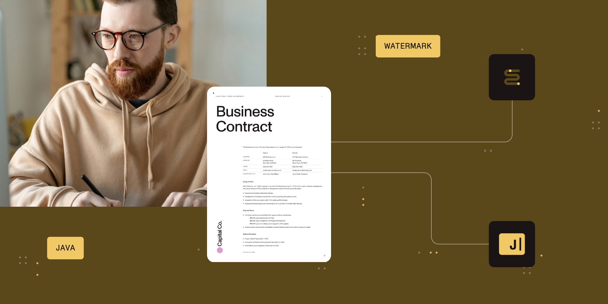 How to watermark a PDF using Java