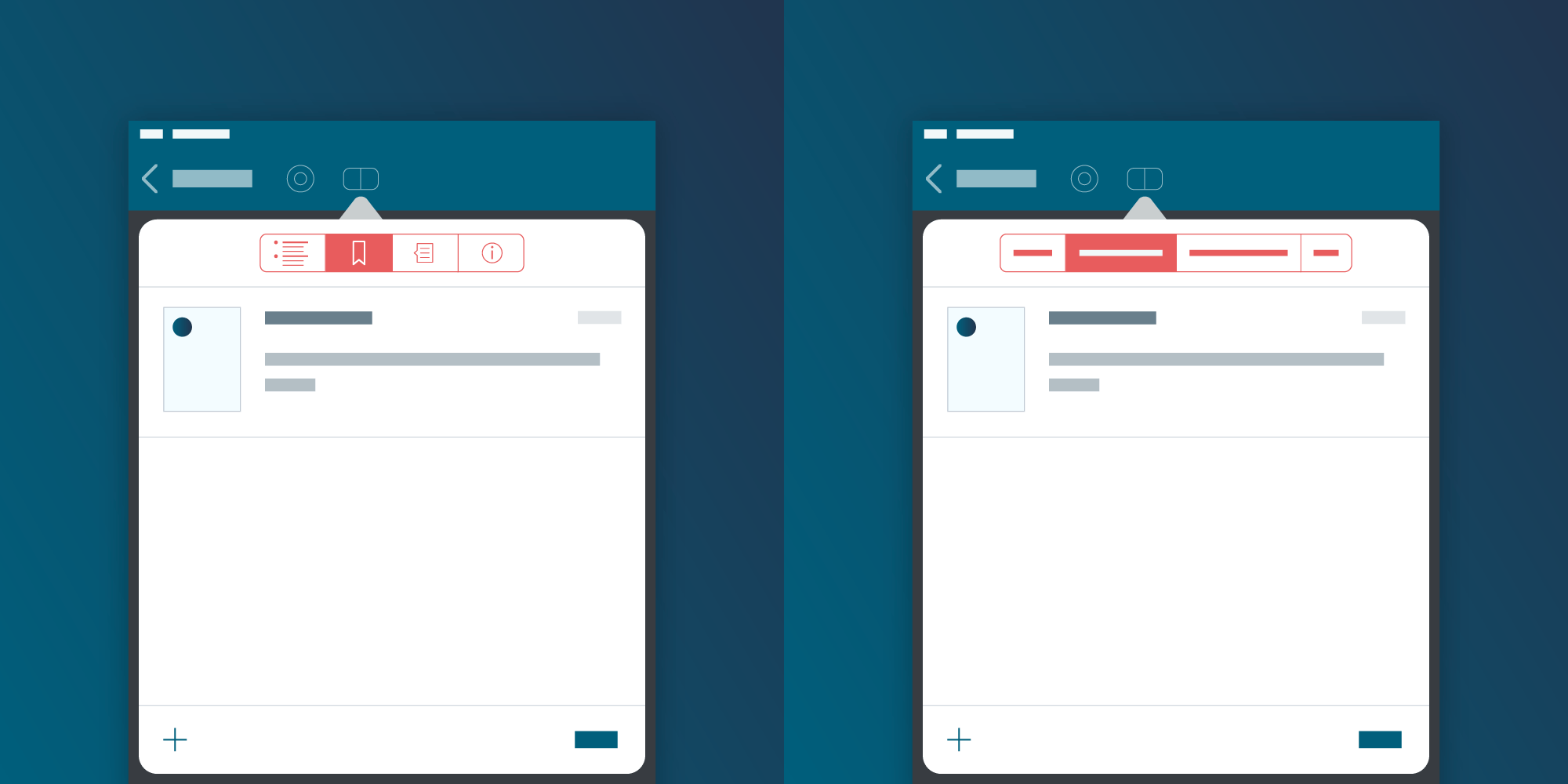 Customizing segmented controls in Nutrient