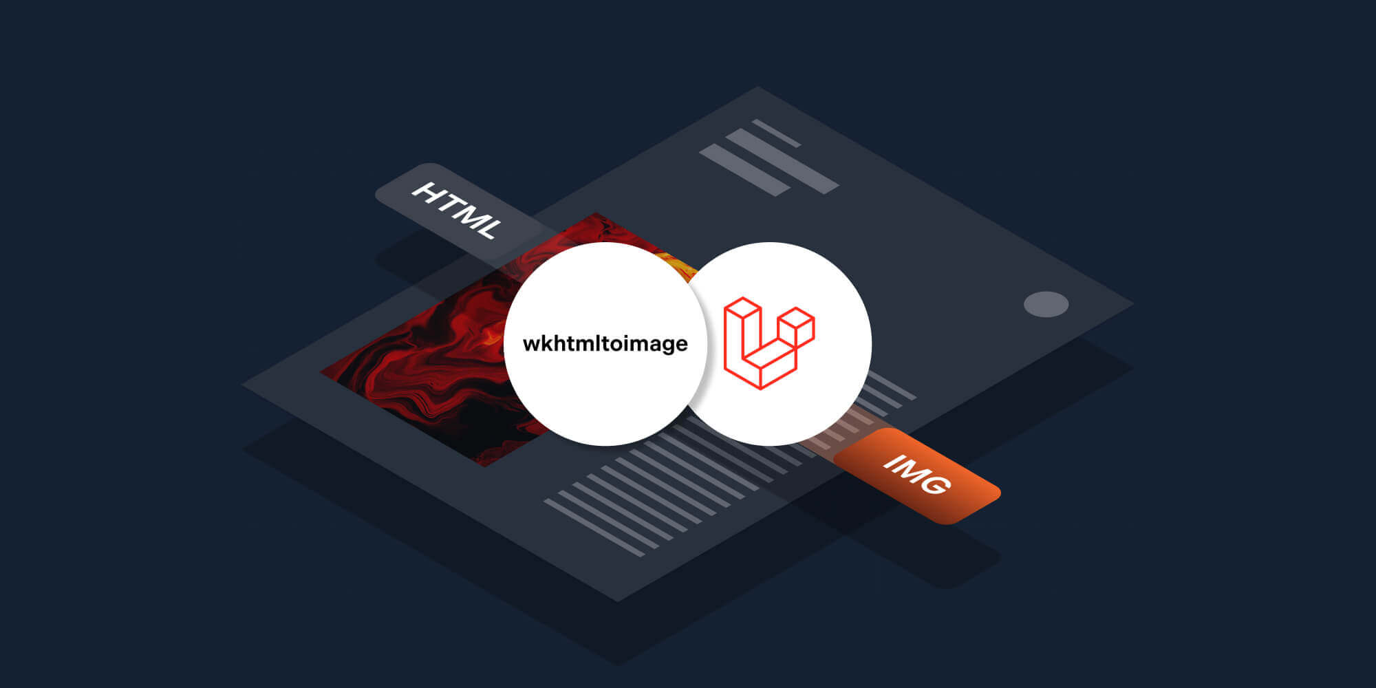 How to convert HTML to an image using wkhtmltoimage and Laravel
