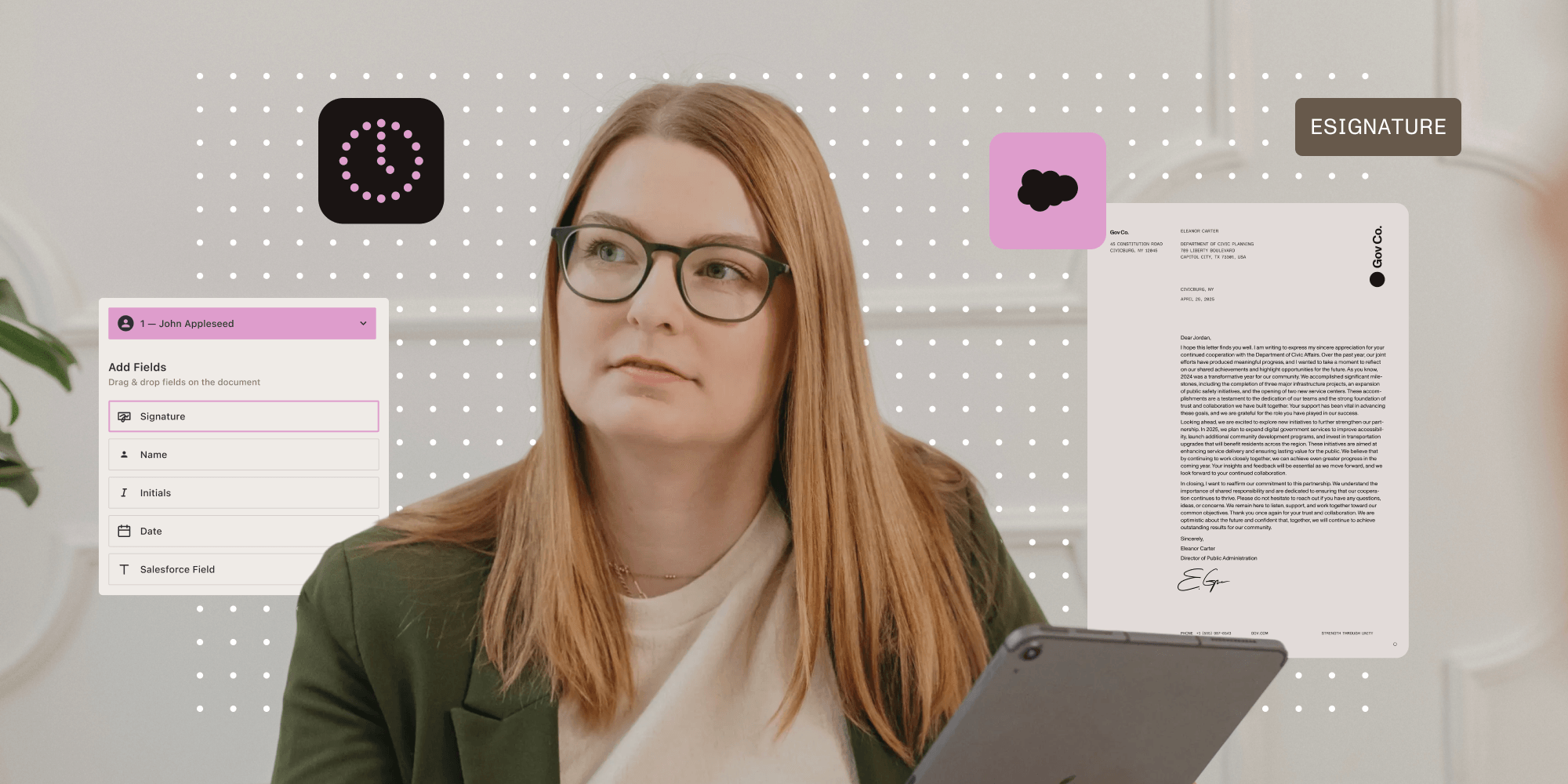 Salesforce eSignatures: Generate, sign, and track documents in one flow