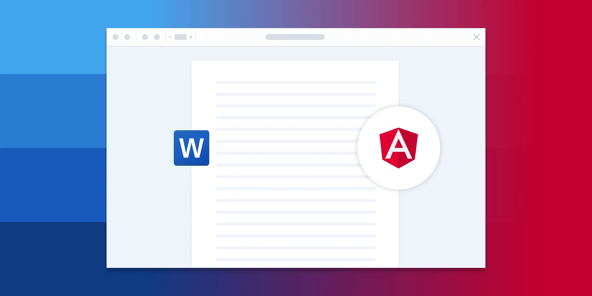 Angular Word viewer tutorial under 50 characters
