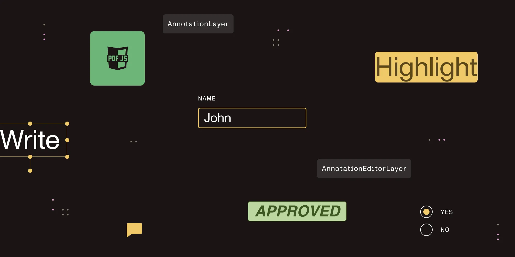 Render PDF annotations and forms with PDF.js AnnotationLayer