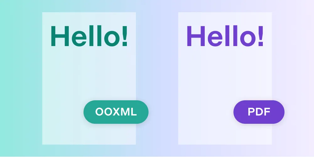 PDF vs. DOCX: How Textual Contents Can Be So Different