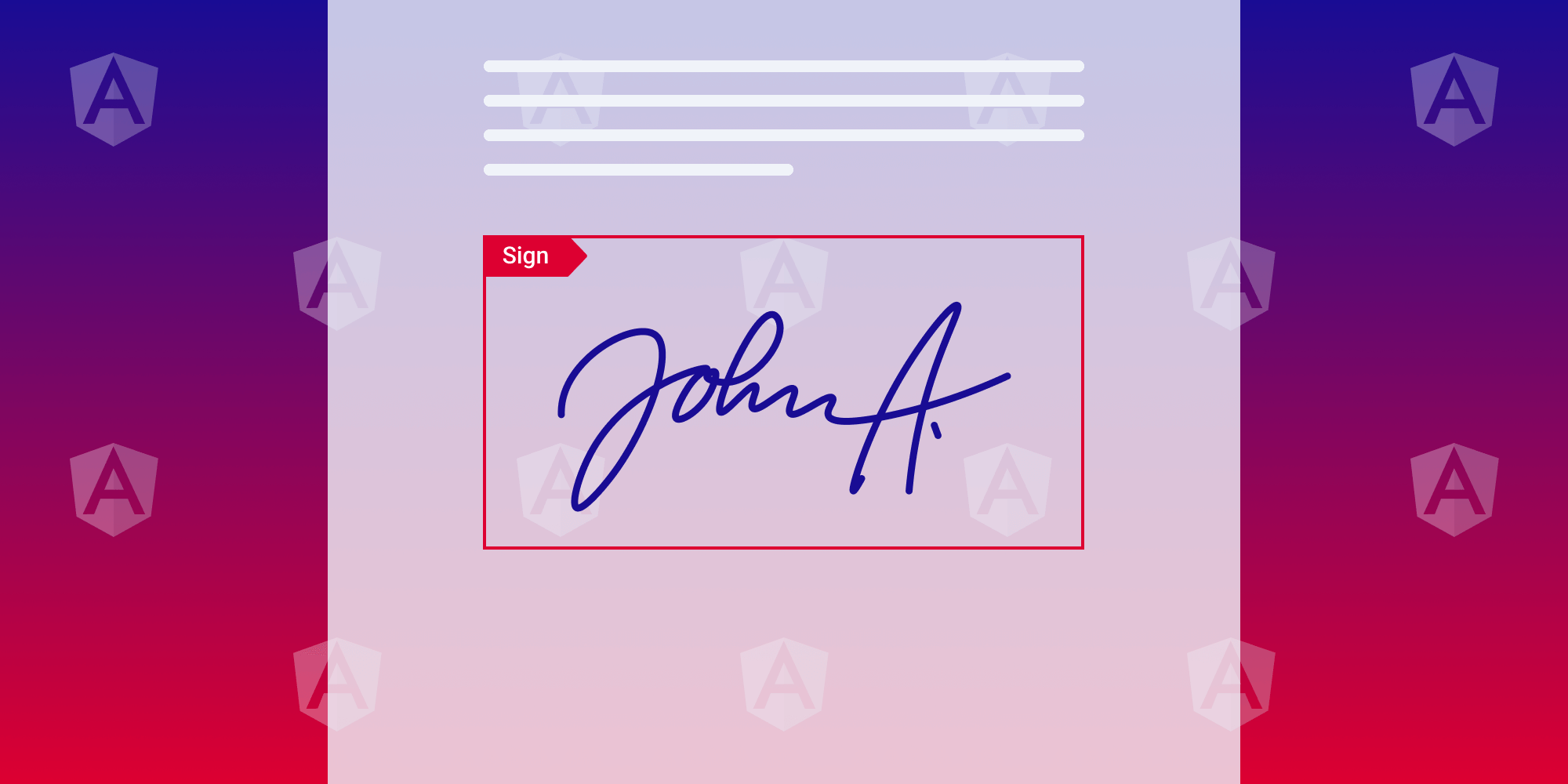 How to add digital signatures to PDFs using Angular