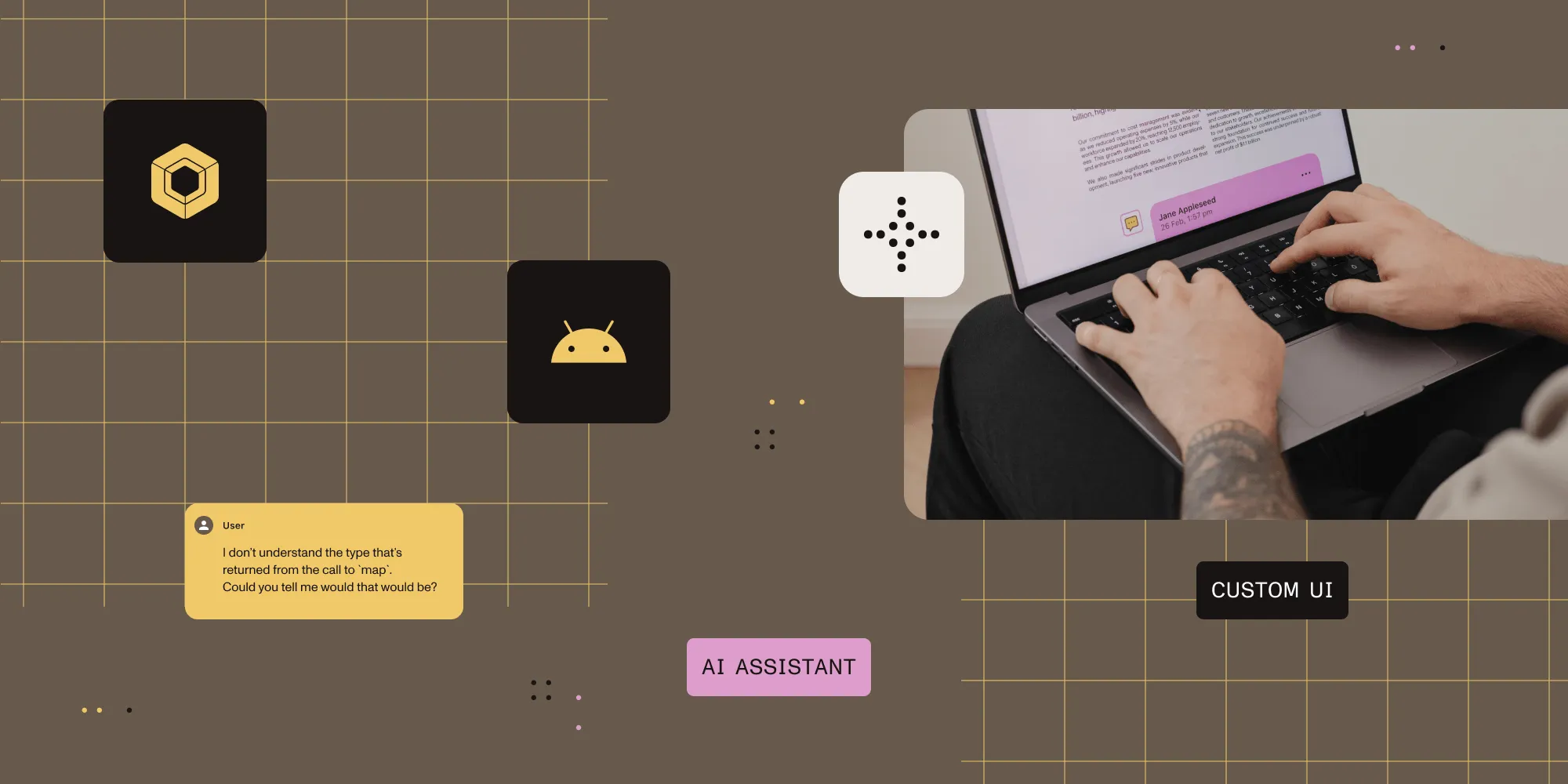 Featured image for article: From Zero to AI: Building custom chat interfaces with Nutrient on Android