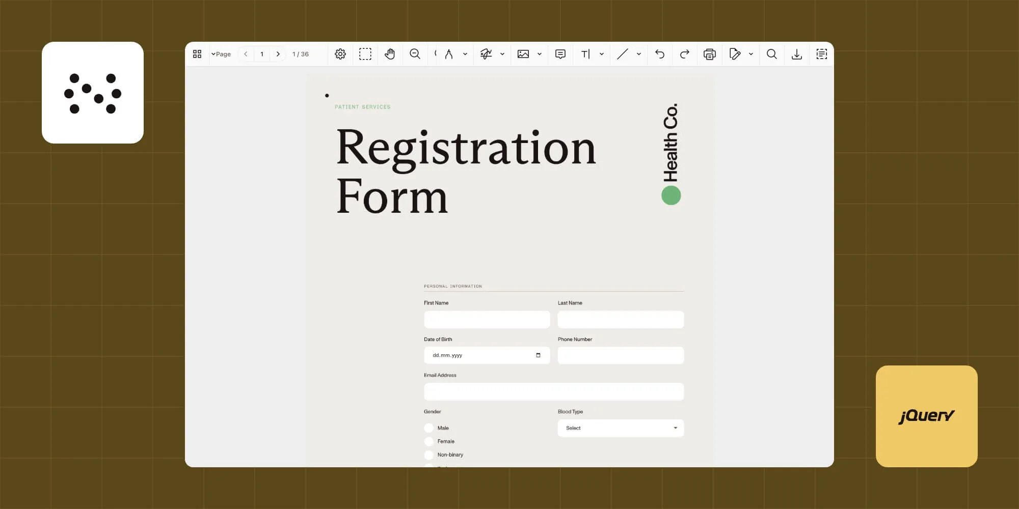 How to build a jQuery PDF viewer
