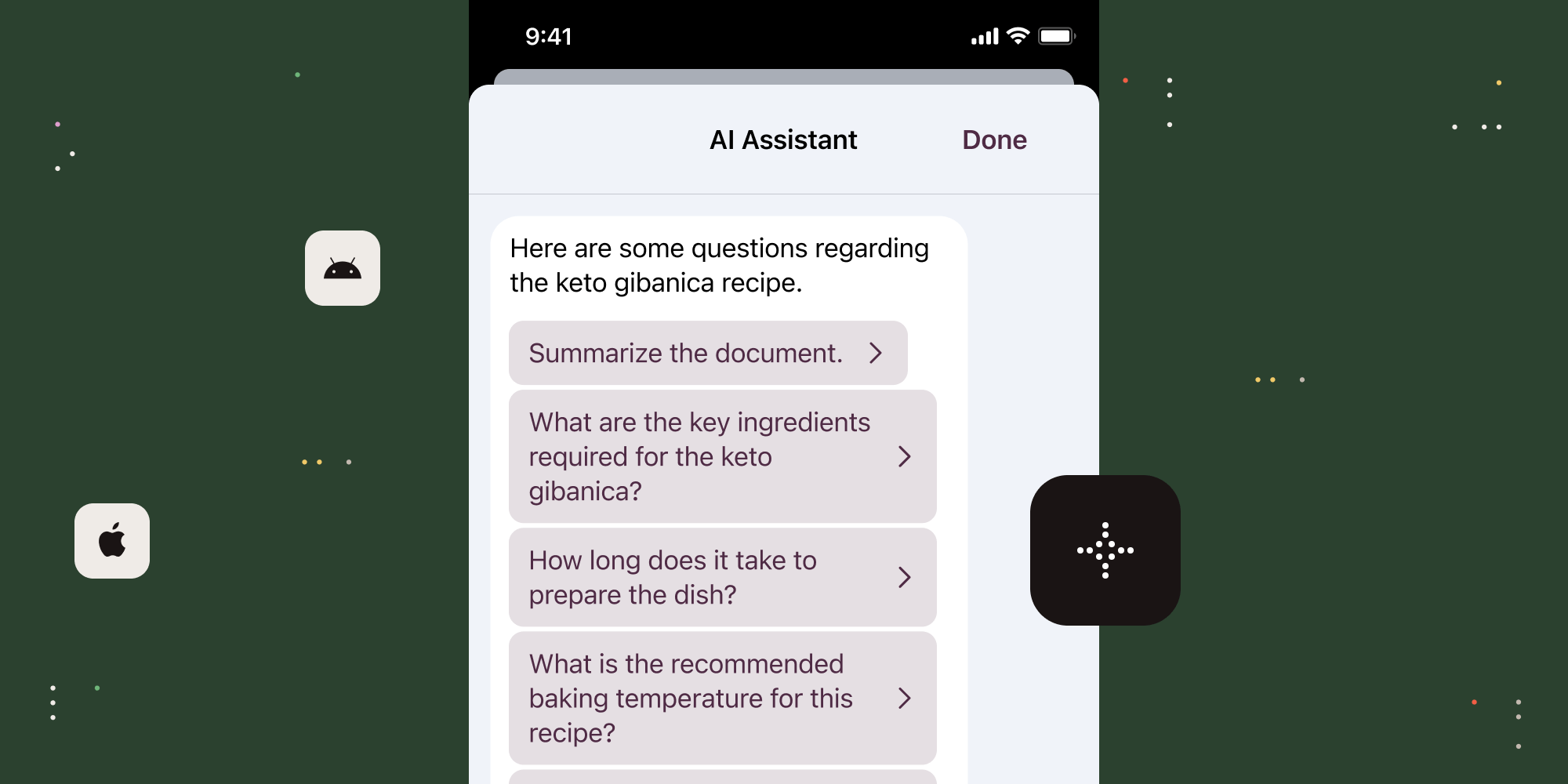 AI Assistant for iOS and Android: Intelligent document interaction, now in your users’ pockets