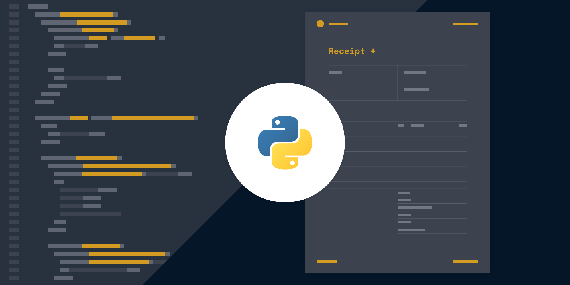 Generate PDF receipts in Python