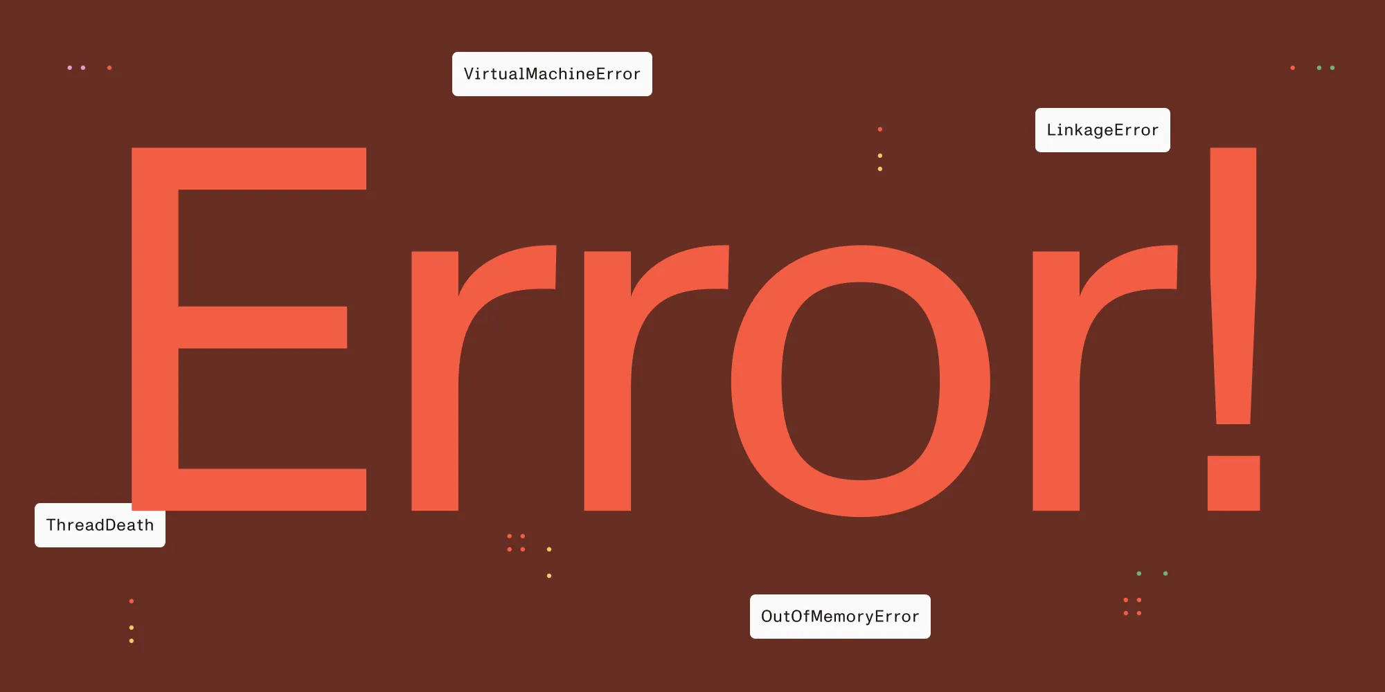 Handling fatal errors in Android