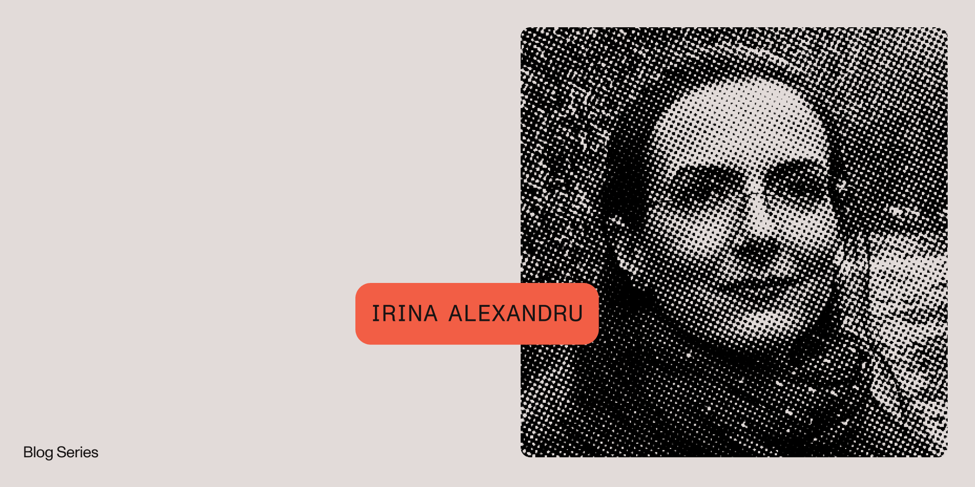 Behind the code with Irina Alexandru