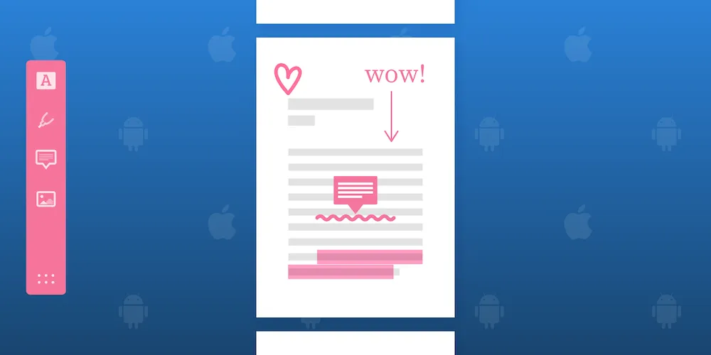 Making Notes on a PDF Document