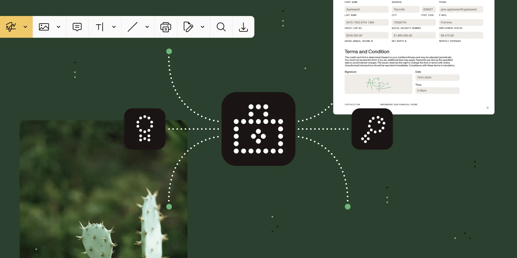 Cryptography standards for PDF digital signatures