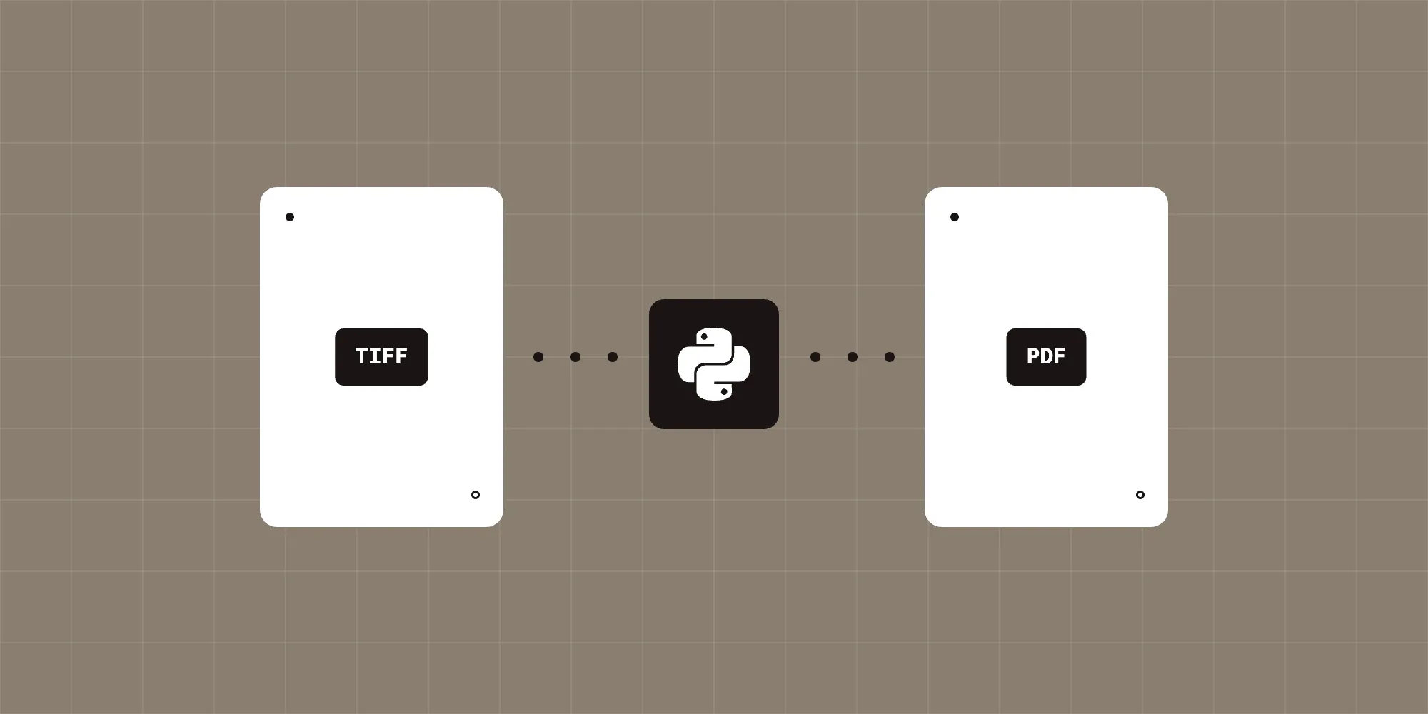 How to convert TIFF files to PDF using Python