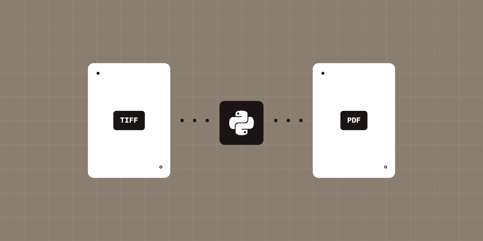 How to convert TIFF files to PDF using Python