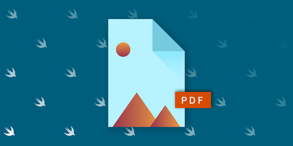 Converting an Image to a PDF in Swift