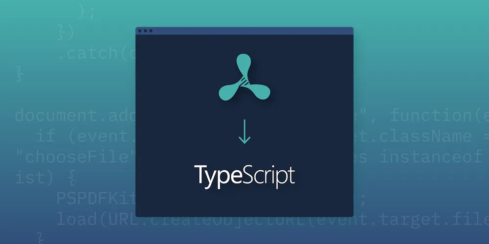Open and Annotate PDFs in a TypeScript App