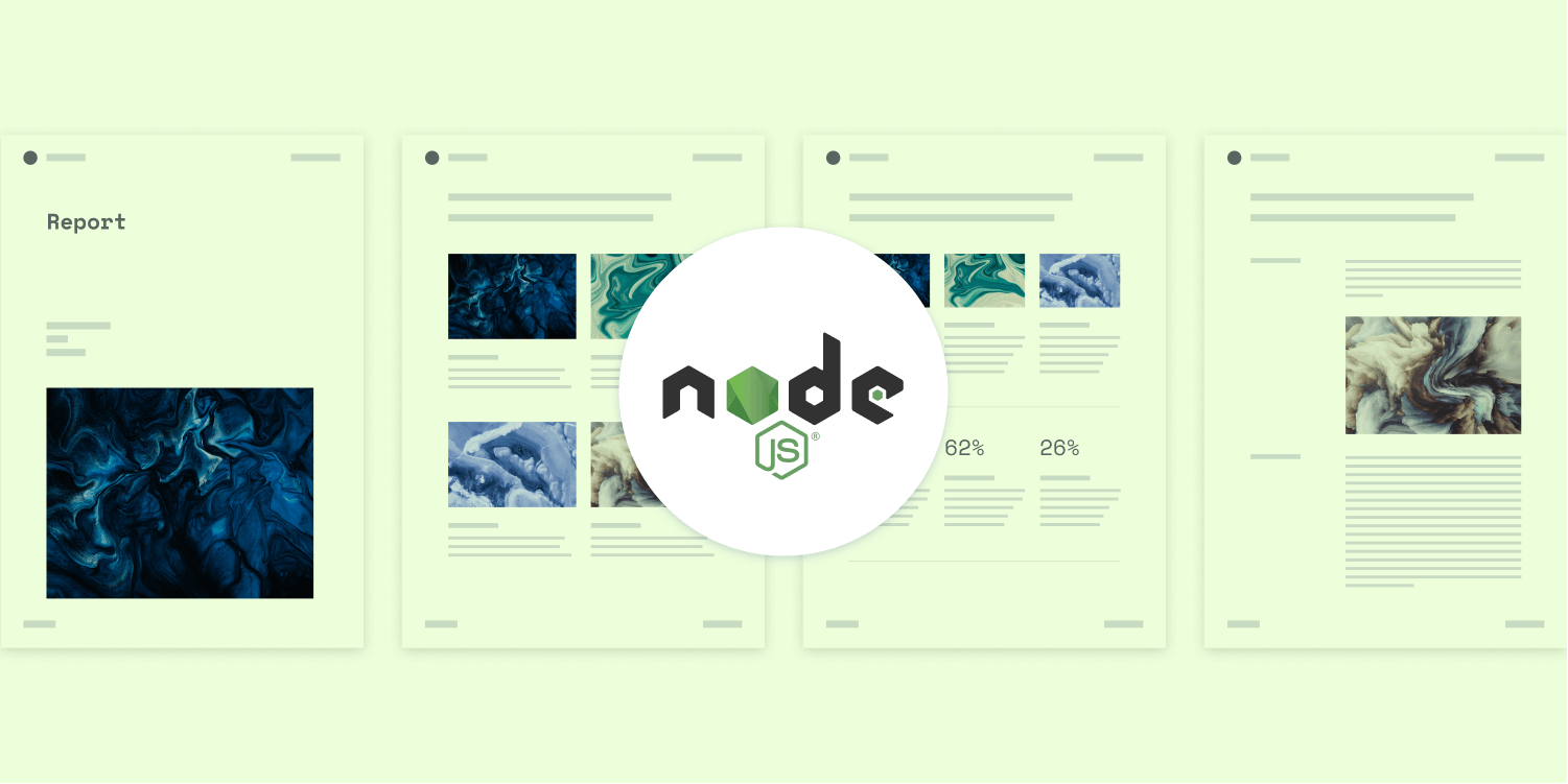 How to generate PDF reports from HTML in Node.js