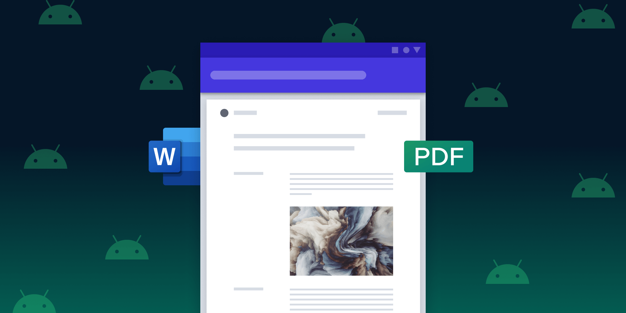 Featured image for article: How to Convert a Word Document to PDF on Android